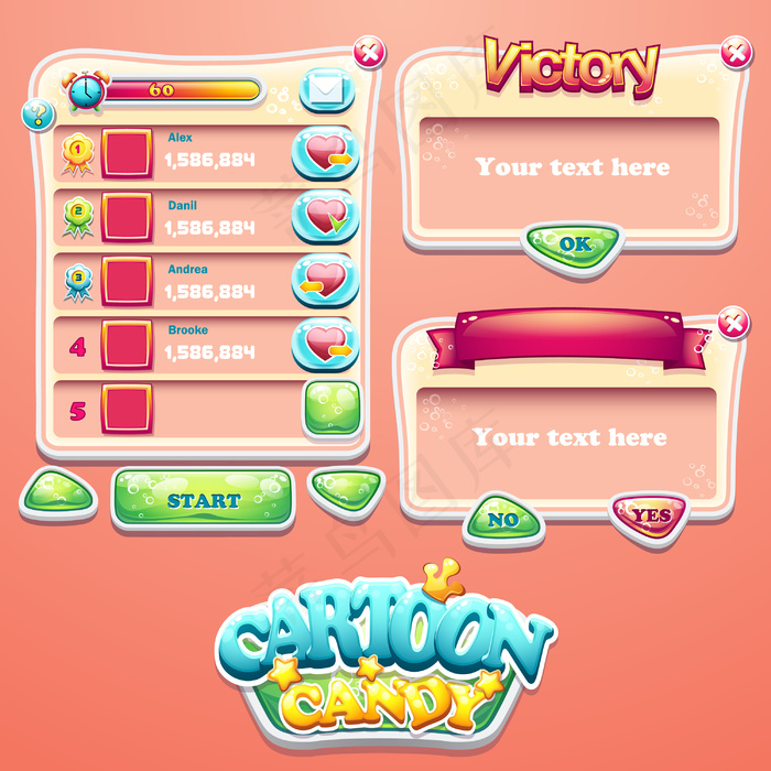 为电脑游戏的用户界面设置不同的窗口