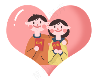 七夕节七夕夫妻两幸福领结婚证了