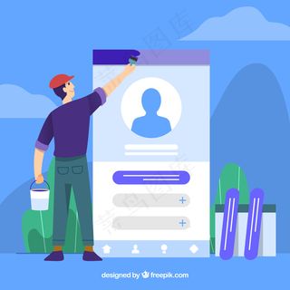 应用程序app开发概念与平面设计