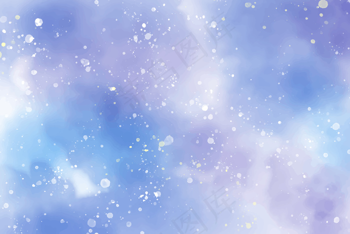 水彩星夜抽象背景eps,ai矢量模版下载