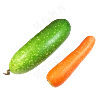 节瓜胡萝卜蔬菜