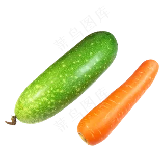 节瓜胡萝卜蔬菜