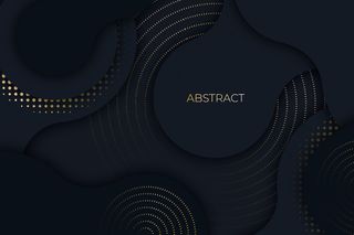 金色细节的深色纸层背景