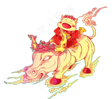 2021牛年金牛贺岁牛年吉祥福