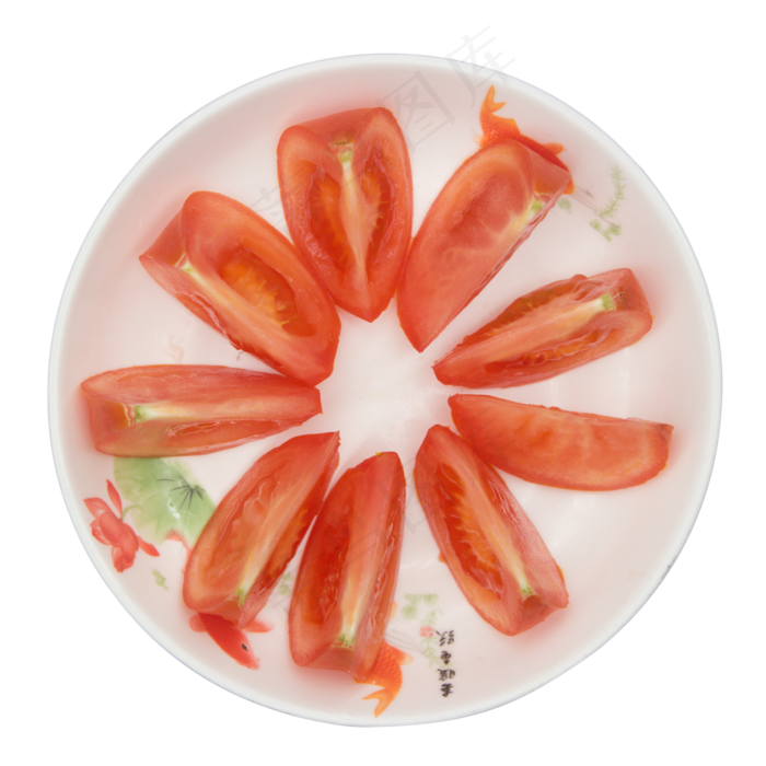 切开番茄蔬菜(2000*2000px 300 dpi )