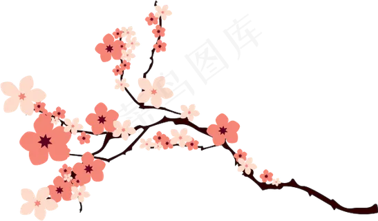 樱花开花植物免扣png 樱花开花植物免扣png