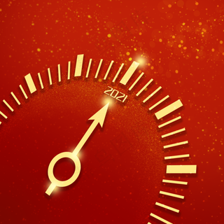 元旦倒计时指针