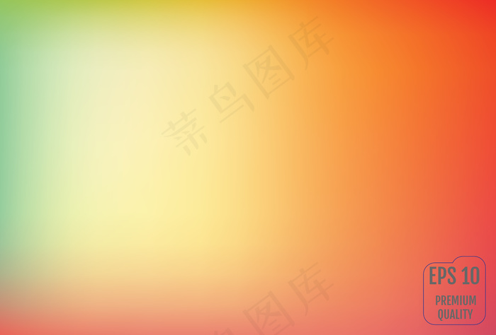 明亮颜色的模糊渐变网格背景eps,ai矢量模版下载