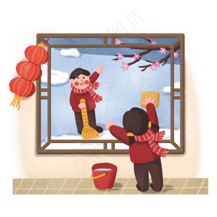 猪年2019年新年农历新年传统习俗(2362X2362(DPI:300))psd模版下载