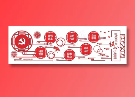 党建文化墙设计 廉政文化墙