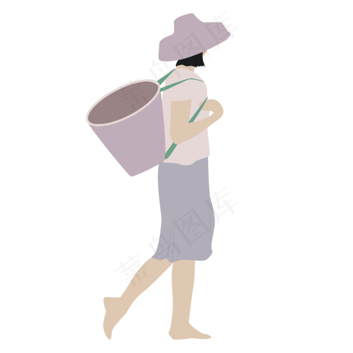 劳动节特辑五一劳动节采药小姑娘