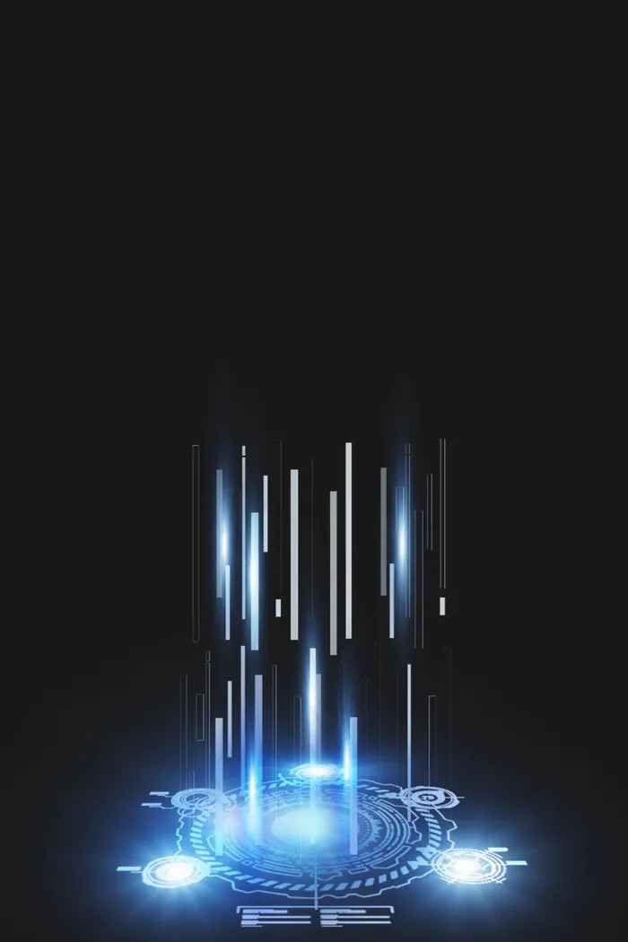 简约时尚商务科技感广告(3545*5315px 	      )psd模版下载