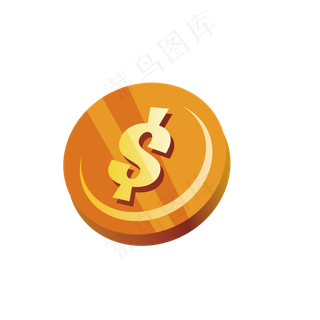 618购物节金币矢量图