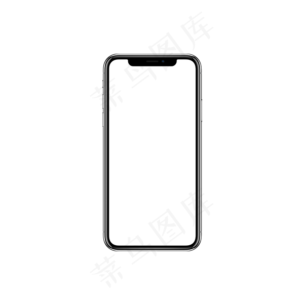 iPhoneX边框,免抠元素(600*600px 72 dpi )