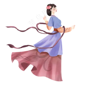 仕女图古风女人素材