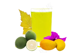水果组合柠檬芒果