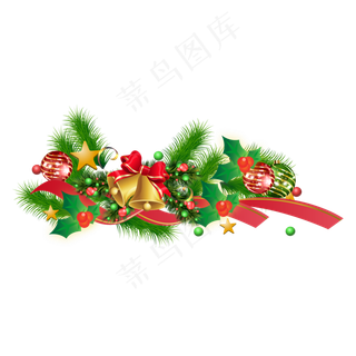 圣诞节节日装饰,免抠元素
