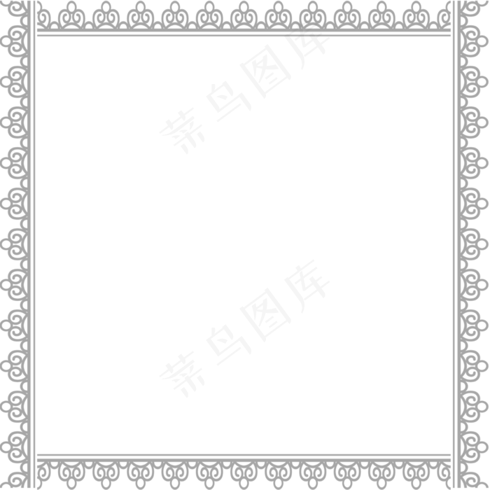 清新边框唯美图案元素,免抠元素