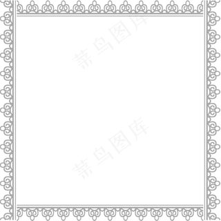 清新边框唯美图案元素,免抠元素