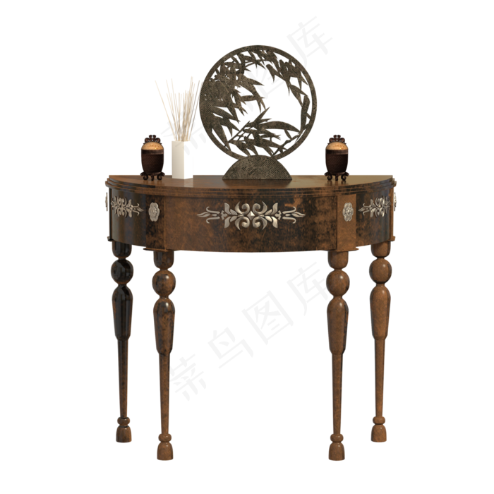 中式家具墙桌,免抠元素(3000X3000(DPI:72))psd模版下载