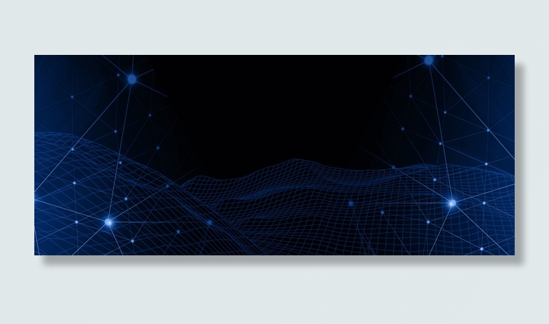 几何科技感光效粒子225移动通讯大会背景