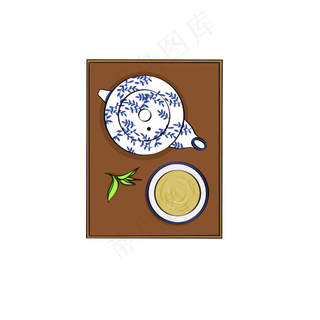 青花瓷茶杯茶具免扣