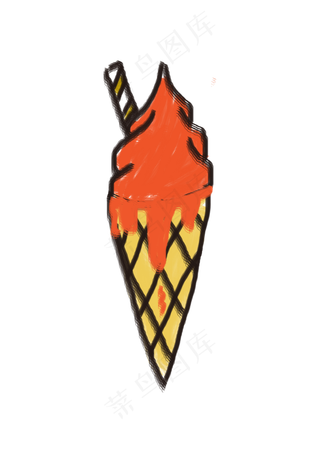 夏日冰淇淋PNG素材