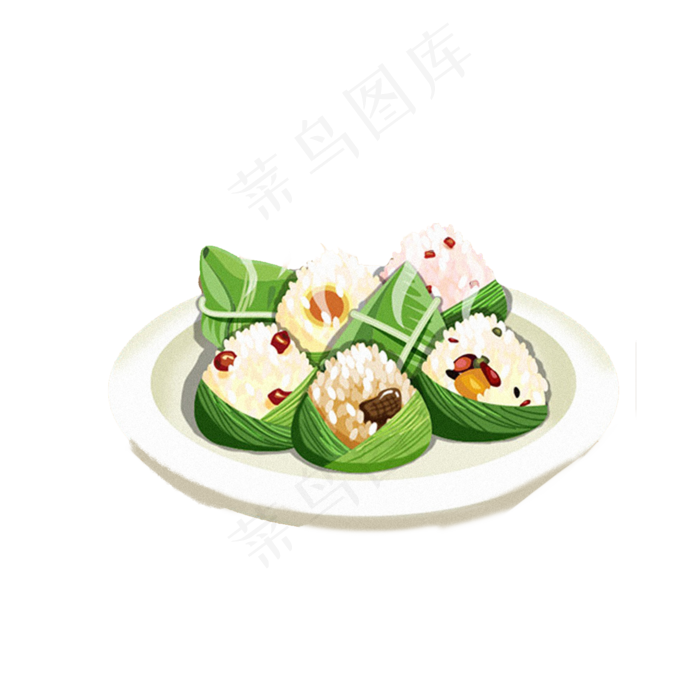 端午节满满的一碗粽子