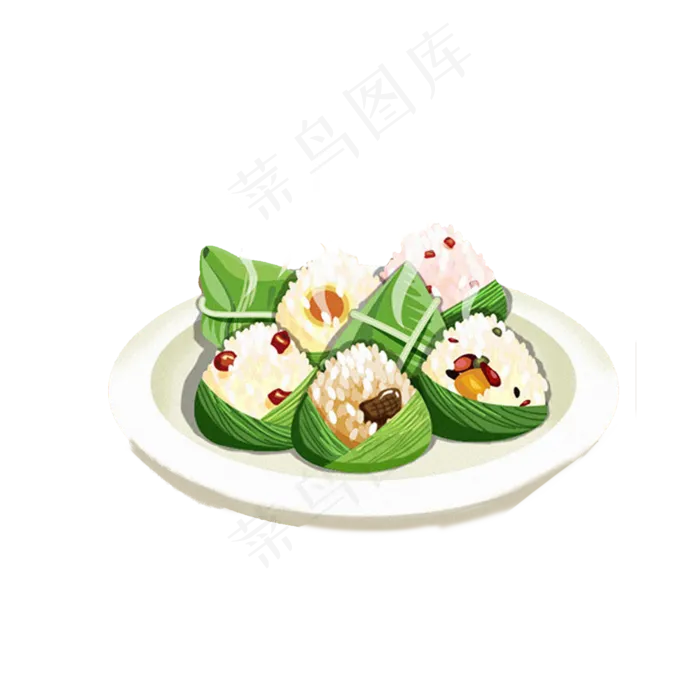 端午节满满的一碗粽子(2000X2000(DPI:300))psd模版下载