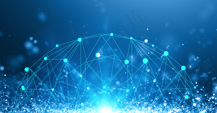 线条科技感互联网背景