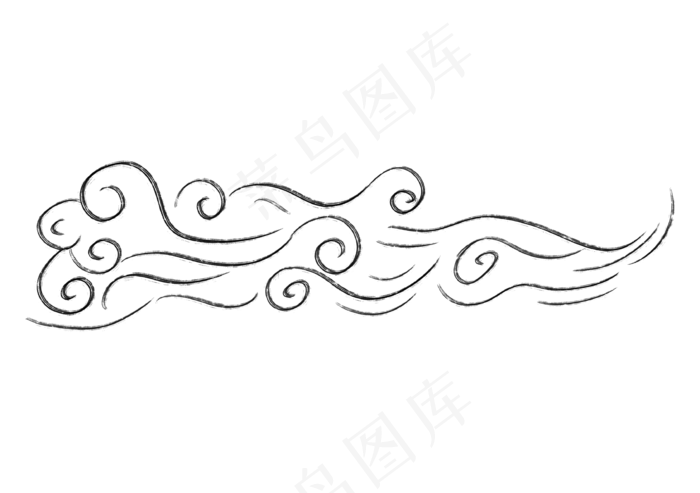 水墨云笔刷云祥云笔墨云(3354X2362(DPI:300))psd模版下载