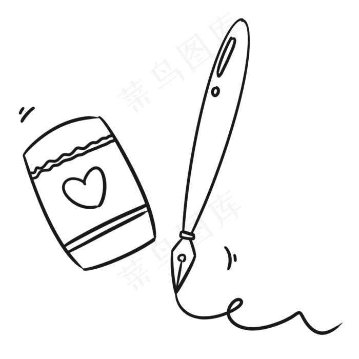 手绘六一儿童节画笔橡皮