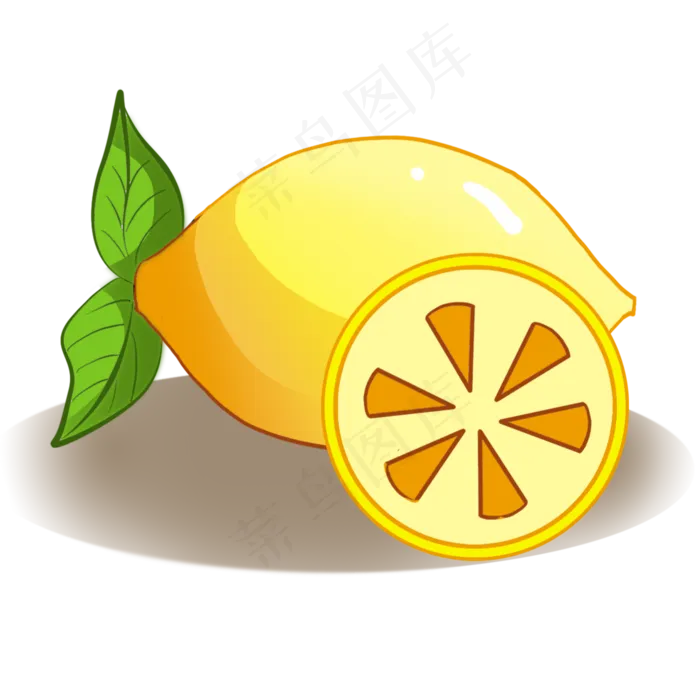 水果黄色柠檬(2000X2000(DPI:300))psd模版下载