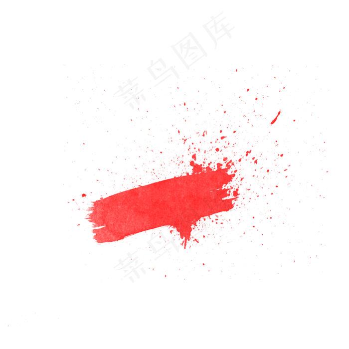 水彩红色艺术泼墨(2000X2000(DPI:300))psd模版下载