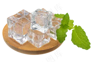 干冰固体冰冰块,免抠元素
