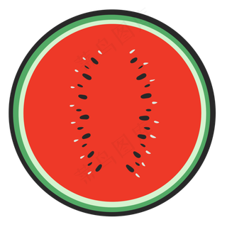 切开的西瓜水果诱人