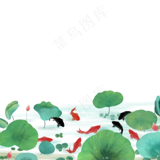 绿色的荷叶免抠图 绿色的荷叶免抠图