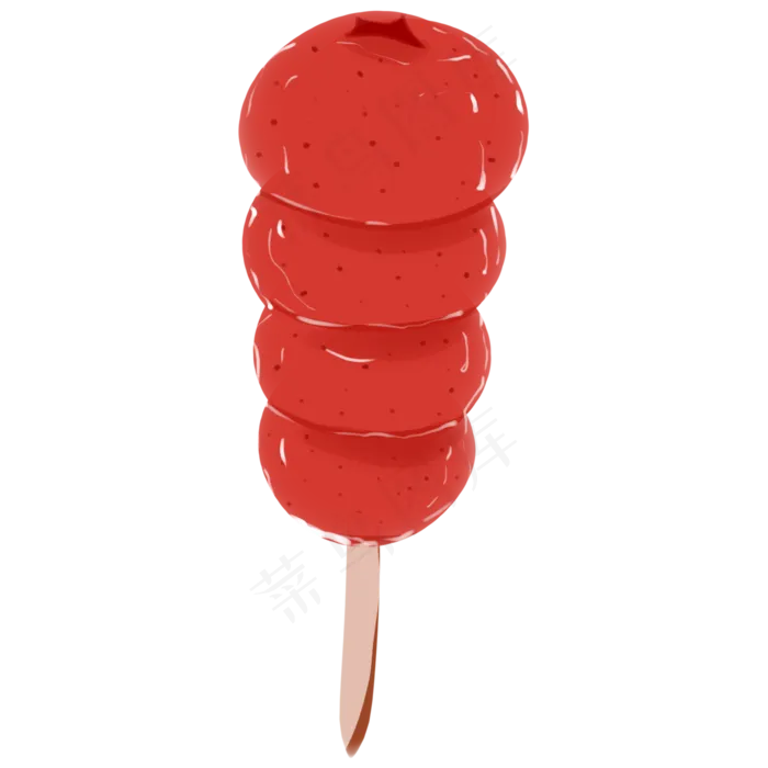 冰糖葫芦酸山楂串(2000X2000(DPI:299))psd模版下载