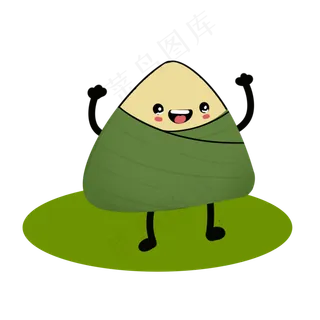 可爱的粽子手绘