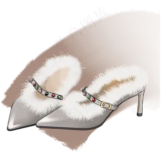 38妇女节女神的高跟鞋9,免抠元素