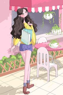 小清新妇女节女生逛街场景