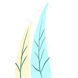 枝叶春季自然植物