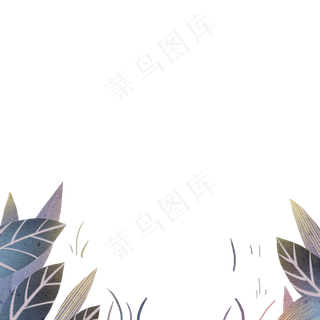 卡通植物边框下载