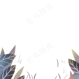 卡通植物边框下载