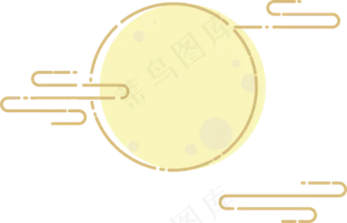 月亮mbe中秋小素材,免抠元素