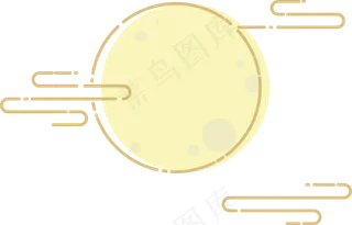 月亮mbe中秋小素材,免抠元素