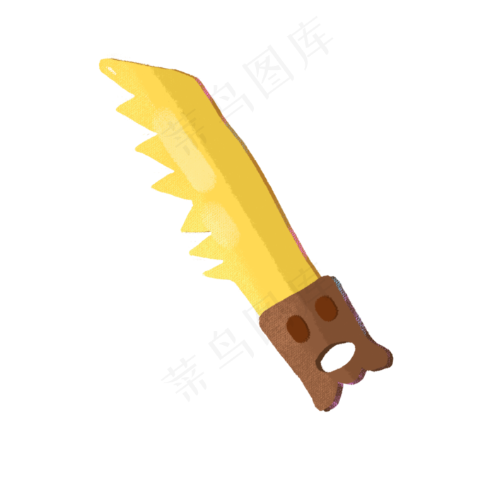 卡通劳动工具电锯(2000X2000(DPI:300))psd模版下载
