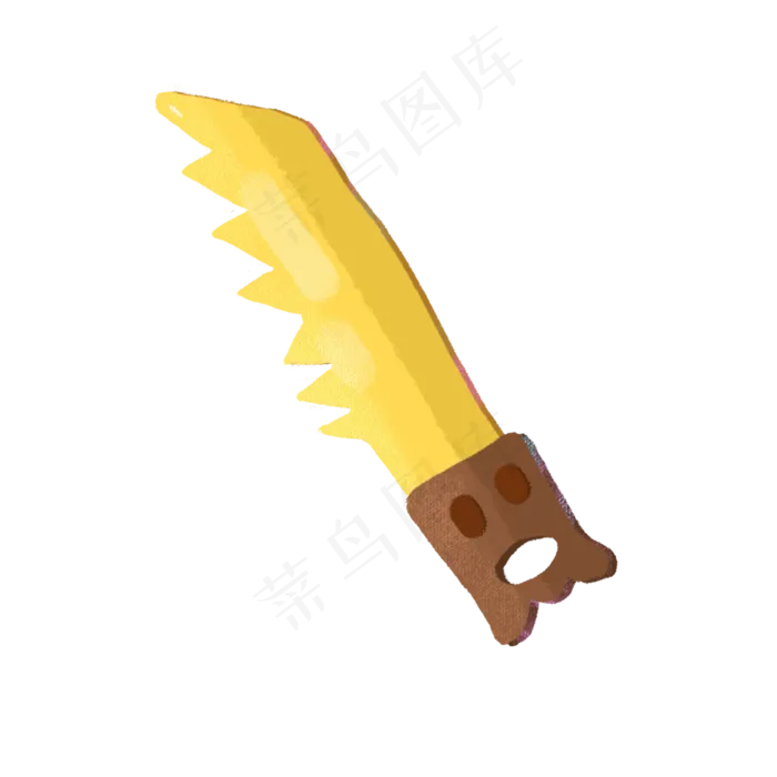 卡通劳动工具电锯(2000X2000(DPI:300))psd模版下载