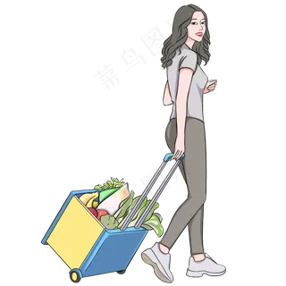 2019年备年货购物的人1