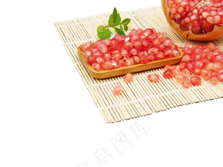 红色石榴果肉,免抠元素